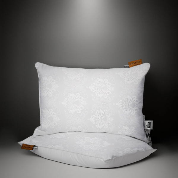 Фото - Подушка стандартна MirSon №15-12 Ferrero Silk Kapok White висока 40х60 (2200011164182)