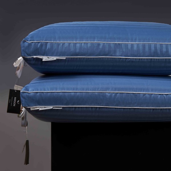 Фото - Подушка стандартна MirSon бавовняна 1501 Valentino DeLuxe М'яка 50х70 см (2200001541399)