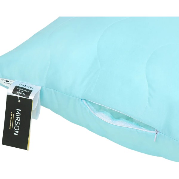 Фото - Подушка стандартна MirSon бавовняна №1625 Eco Light Blue (2200002647342)