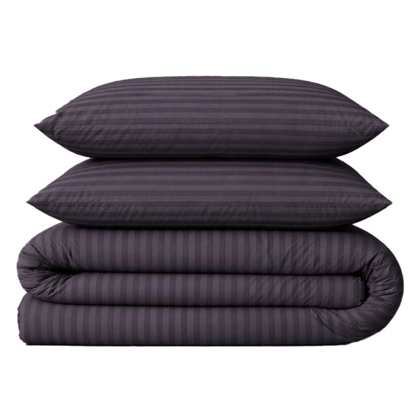 Фото - Комплект постільної білизни MirSon 200 x 220 17-0603 Stripe Violet Бязь (2200008051112)