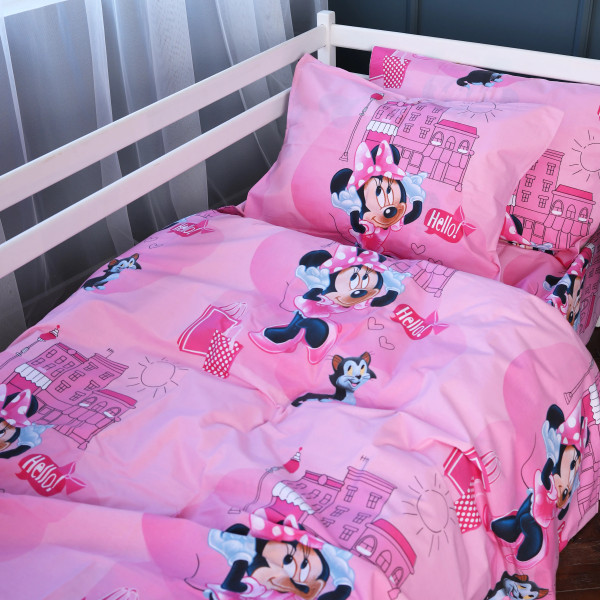 Фото - Комплект постельного белья MirSon Бязь 17-0703 Hello Minnie 143х210 см