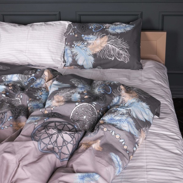 Фото - Комплект постельного белья MirSon Бязь 17-0786 Sleep catcher 175х210 см (2200011325972)