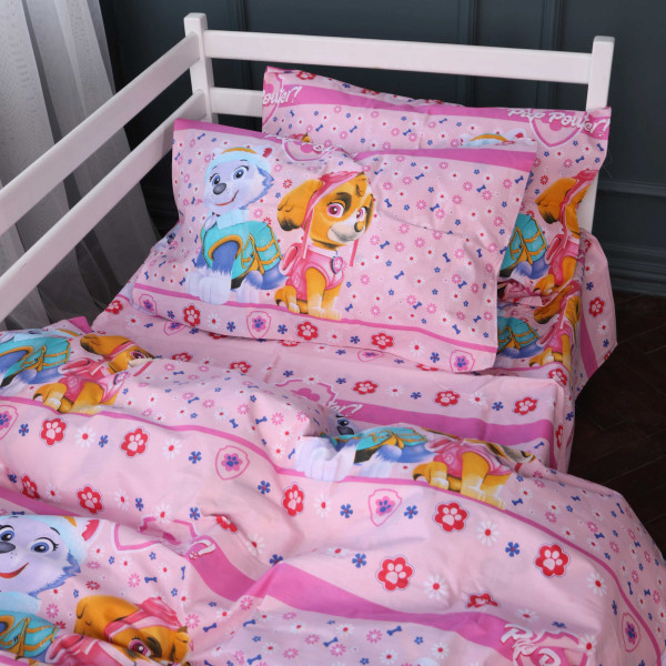 Фото - Комплект постельного белья MirSon Бязь 17-0860 Paw Patrol Girl Edition 175х210 см (2200011859859)