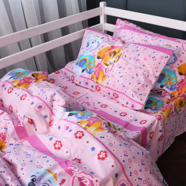 Фото - Комплект постельного белья MirSon Бязь 17-0860 Paw Patrol Girl Edition 175х210 см (2200011859859)