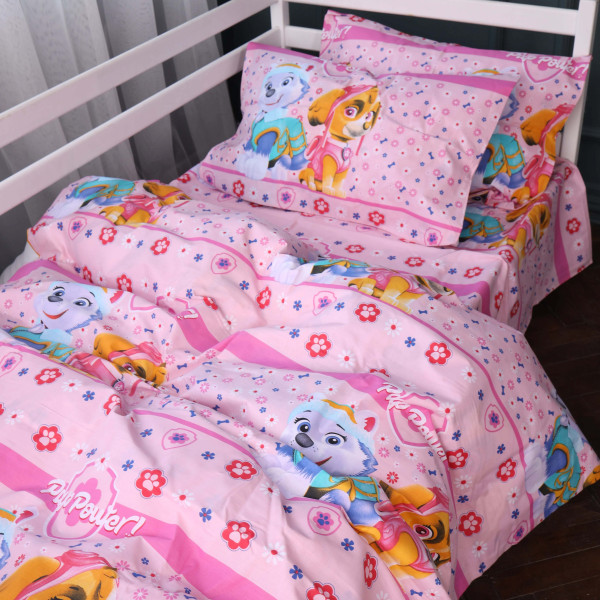 Фото - Комплект постельного белья MirSon Бязь 17-0860 Paw Patrol Girl Edition 175х210 см (2200011859859)