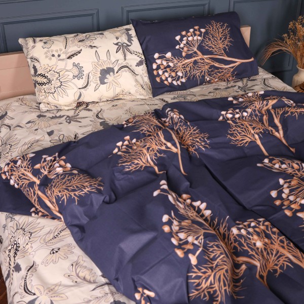 Фото - Комплект постельного белья MirSon Бязь 17-0905 Gentle Flora 175х210 см (2200012434086)