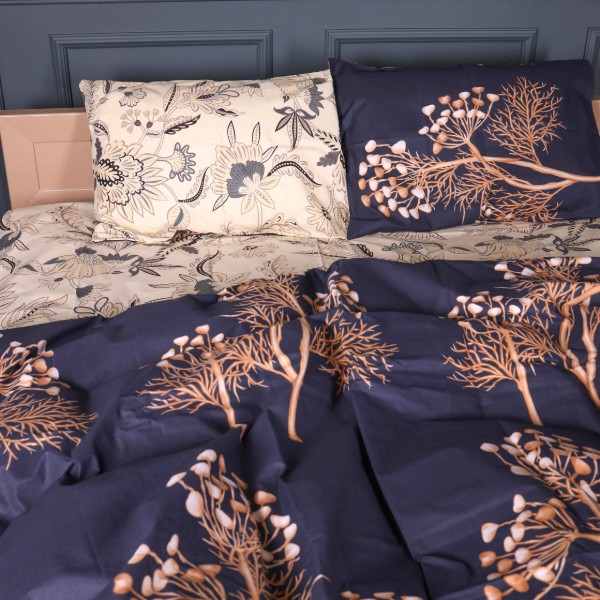 Фото - Комплект постельного белья MirSon Бязь 17-0905 Gentle Flora 175х210 см (2200012434086)