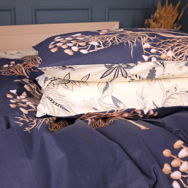 Фото - Комплект постельного белья MirSon Бязь 17-0905 Gentle Flora 175х210 см (2200012434086)