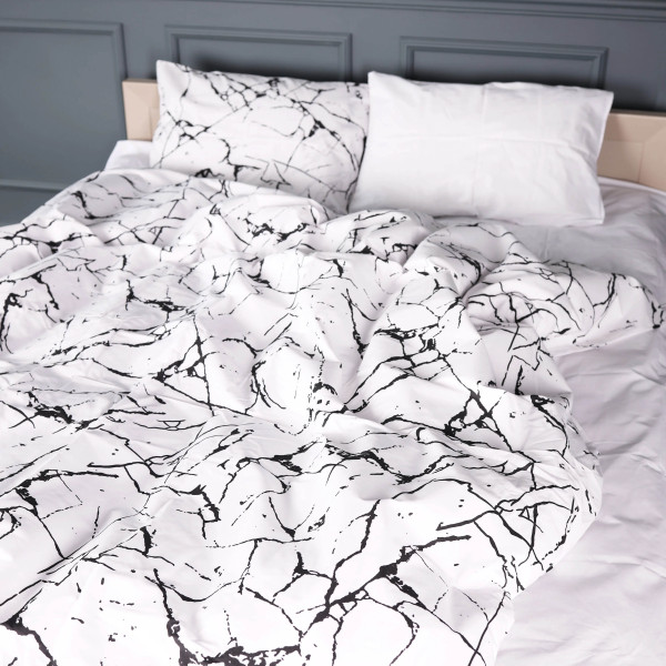 Фото - Комплект постільної білизни MirSon Бязь 17-4812 Lausanne 175х210 см (2200009017674)