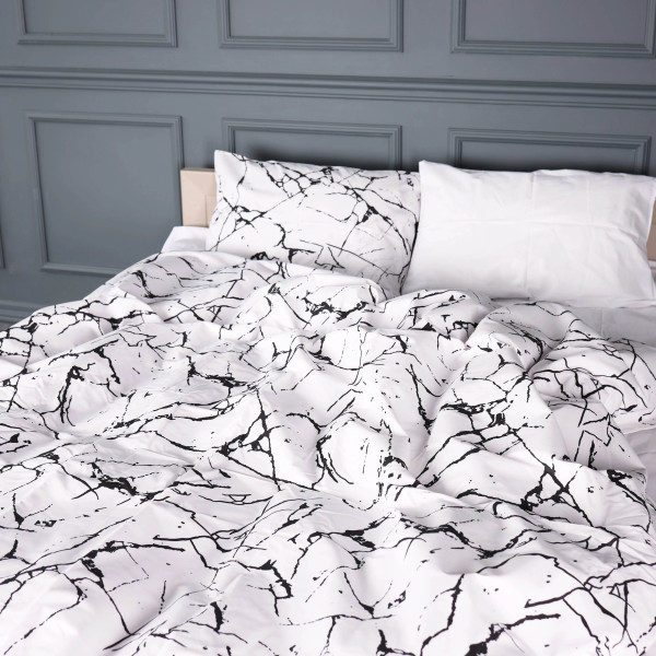 Фото - Комплект постільної білизни MirSon Бязь 17-4812 Lausanne 175х210 см (2200009017674)