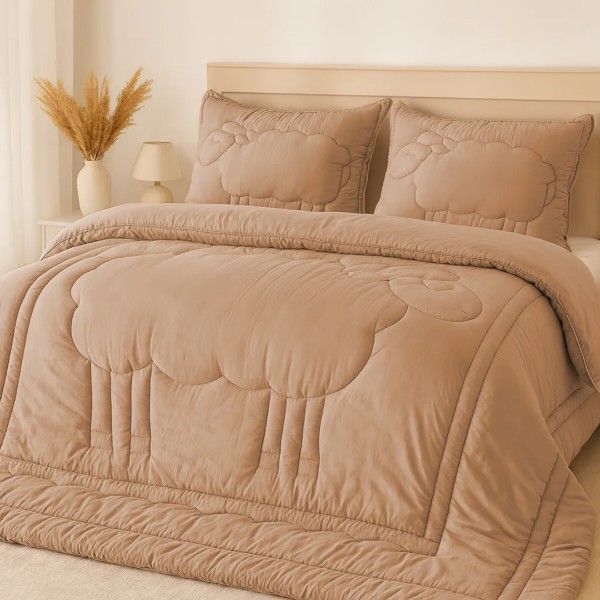 Фото - Ковдра літня двоспальна євро MirSon Wool №518 Marzello Collection 220х240 (2200012214329)