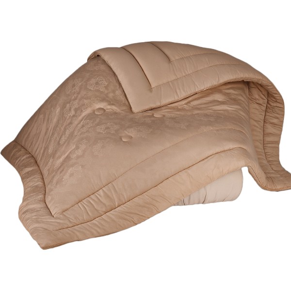 Фото - Одеяло демисезонное двуспальное MirSon EcoSilk №1525 Ferrero Gold 172x205 см (2200011170930)