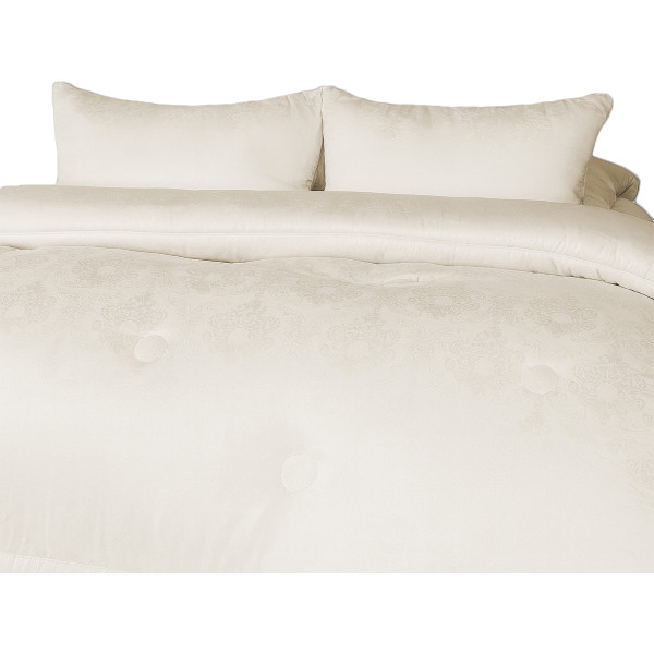 Фото - Одеяло зимнее двуспальное евро MirSon King Size 220x240 см Эвкалипт №1577 Ferrero Vanilla (2200011173894)