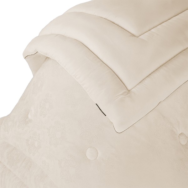Фото - Ковдра зимова двоспальна євро MirSon Eco-Soft №1550 Ferrero Vanilla 200x220 см (2200011171944)