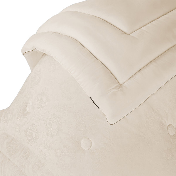 Фото - Одеяло зимнее полуторное MirSon 140x205 см Шелковое Silk Kapok №1514 Ferrero Vanilla (2200011169989)