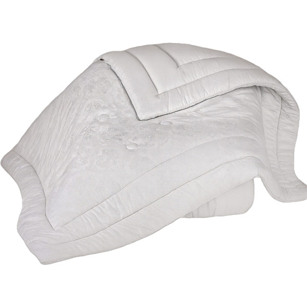 Фото - Ковдра зимова полуторна MirSon EcoSilk №1520 Ferrero White 140x205 см (2200011171418)