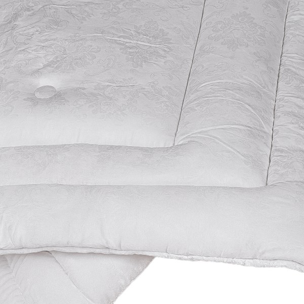 Фото - Ковдра літня полуторна MirSon 140x205 см Бавовна №1581 Ferrero White 140x205 см (2200011173481)