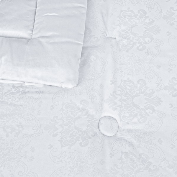 Фото - Ковдра зимова двоспальна євро MirSon Tencel (Modal) №1538 Ferrero White 220x240 см (2200011171753)