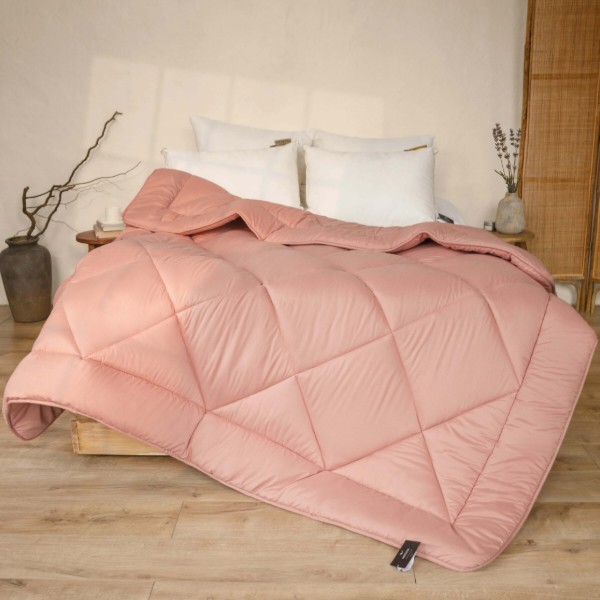 Фото - Одеяло всесезонное двуспальное евро MirSon №1734 Eco Light Coral 200x220 см (2200003710007)