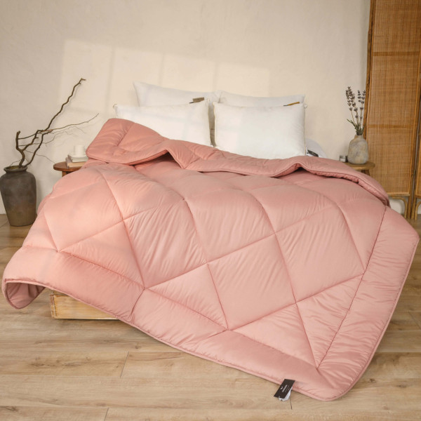 Фото - Ковдра всесезонна полуторна MirSon №1738 Eco Light Coral 140x205 см (2200003710373)