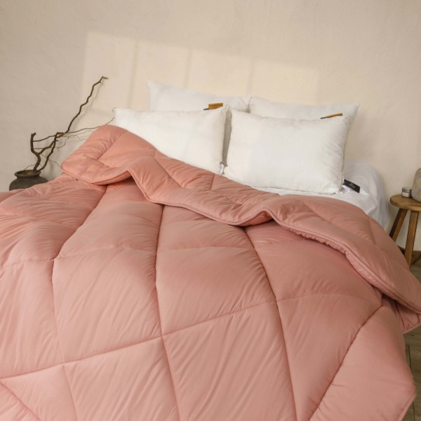 Фото - Одеяло всесезонное двуспальное евро MirSon №1734 Eco Light Coral 200x220 см (2200003710007)