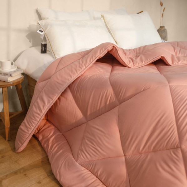 Фото - Одеяло всесезонное двуспальное евро MirSon №1734 Eco Light Coral 200x220 см (2200003710007)