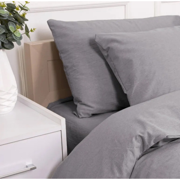 Фото - Комплект постельного белья MirSon 175х210 см 40-0019 Crystal Dew Вареный хлопок (2200009675058)