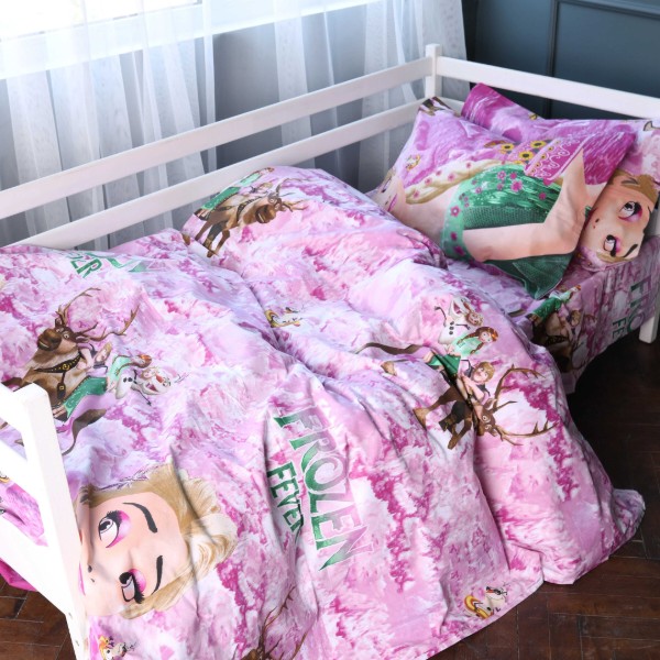 Фото - Комплект постельного белья MirSon 143x210 см 17-0791 Frozen pink Ranforce Elite (2200011426297)