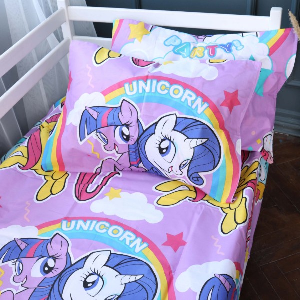 Фото - Комплект постельного белья MirSon 175x210 см Kids Time 17-0793 My Little Pony Бязь (2200011428055)