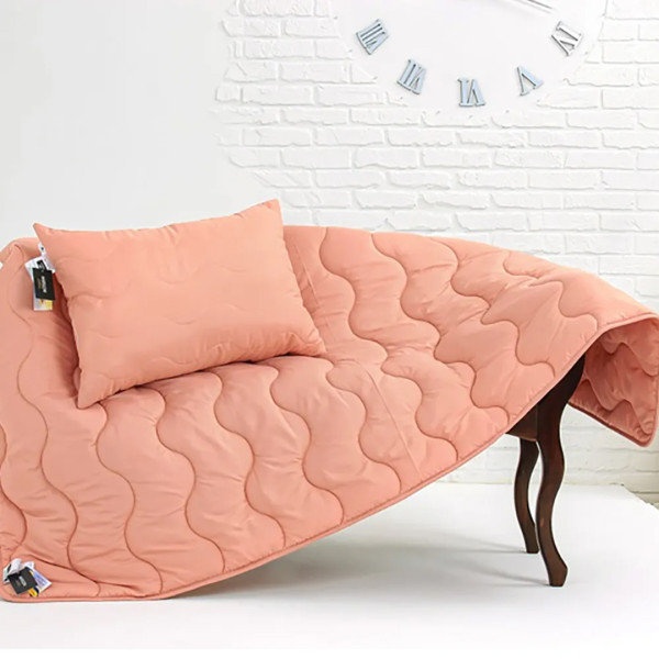 Фото - Подушка стандартна MirSon Тенсель №1766 Eco Light Coral 50х70 см (2200003709834)