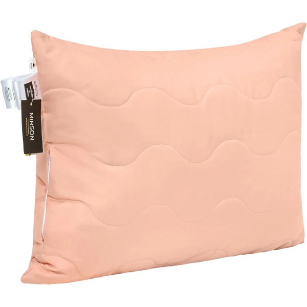Фото - Подушка стандартна MirSon бавовняна №1768 Eco Light Coral середня 50х70 см (2200003709872)
