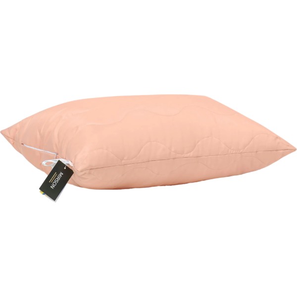 Фото - Подушка стандартна MirSon бавовняна №1768 Eco Light Coral середня 50х70 см (2200003709872)