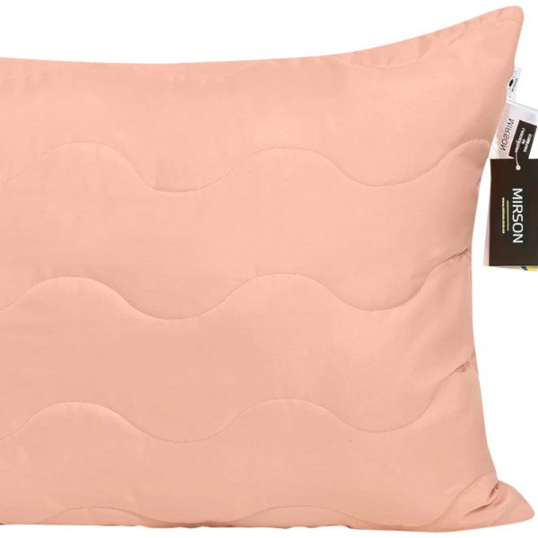 Фото - Подушка стандартна MirSon бавовняна №1768 Eco Light Coral середня 50х70 см (2200003709872)