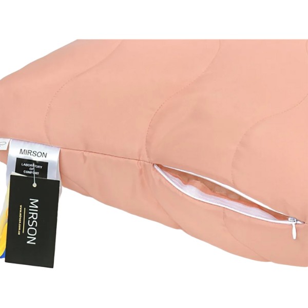 Фото - Подушка стандартна MirSon бавовняна №1768 Eco Light Coral середня 50х70 см (2200003709872)