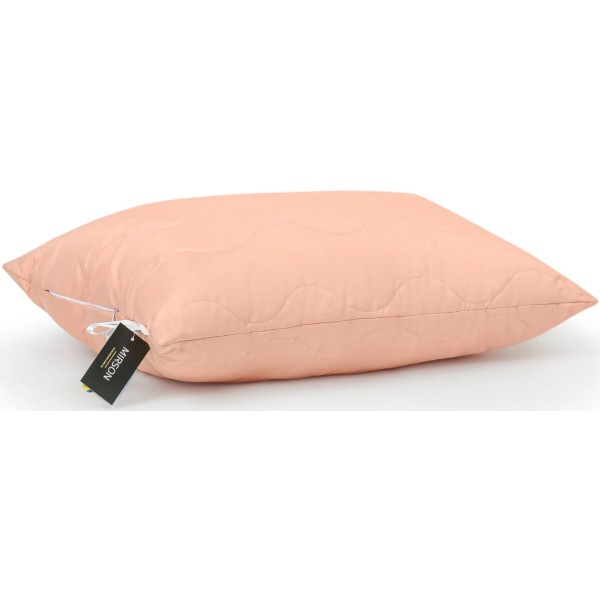 Фото - Подушка стандартна MirSon шовкова №1772 Eco Light Coral середня 50х70 см (2200003709957)
