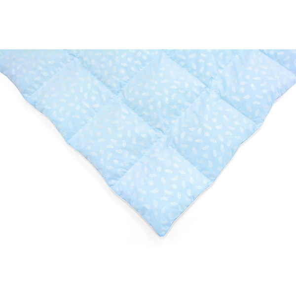 Фото - Ковдра дитяча демісезонна MirSon №1837 Bio-Blue 90% пух 110x140 (2200003013306)