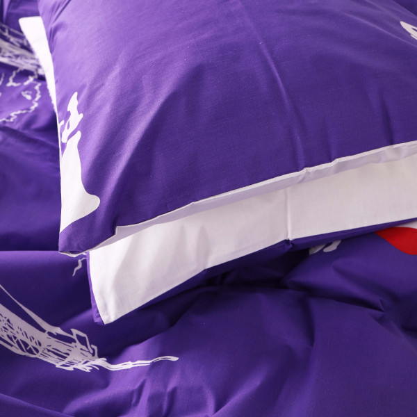 Фото - Комплект постельного белья MirSon Бязь Ranforce Elite 19-0426 Fucsia 175х210 (2200004674346)