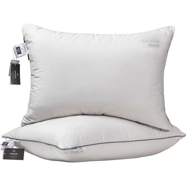 Фото - Подушка стандартна MirSon №1011 Silver Cloud EcoSilk 50х70 см (2200010362688)