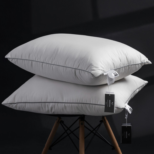 Фото - Подушка стандартна MirSon №1011 Silver Cloud EcoSilk 50х70 см (2200010362688)