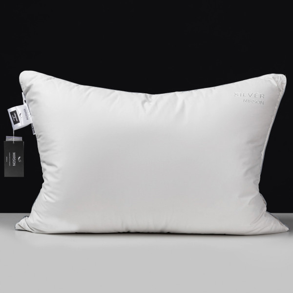 Фото - Подушка стандартна MirSon №1010 Silver Cloud EcoSilk 40х60 см (2200010362589)