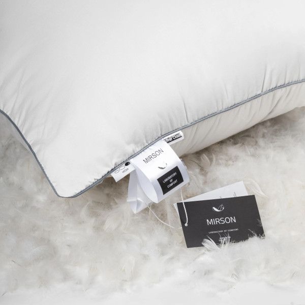 Фото - Подушка стандартна MirSon №1010 Silver Cloud EcoSilk 40х60 см (2200010362589)