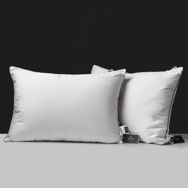 Фото - Подушка стандартна MirSon №1010 Silver Cloud EcoSilk 40х60 см (2200010362589)
