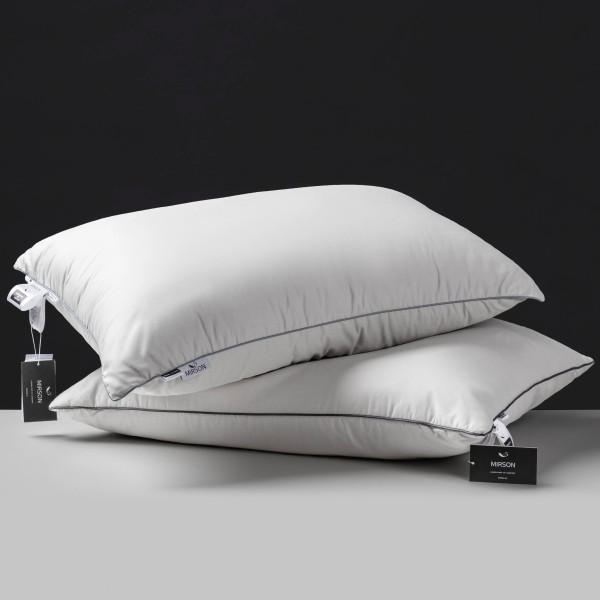 Фото - Подушка стандартна MirSon №1010 Silver Cloud EcoSilk 40х60 см (2200010362589)