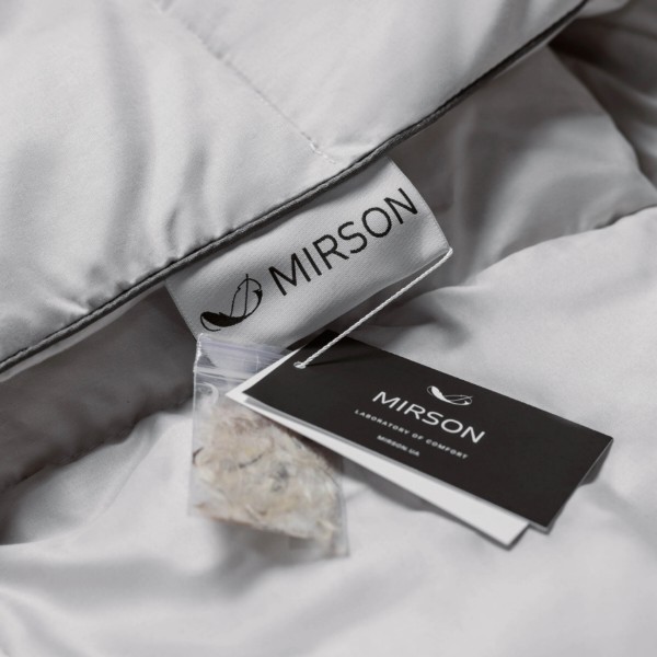 Фото - Подушка стандартна MirSon №208 Silver Cloud 40х60 см (2200009348969)