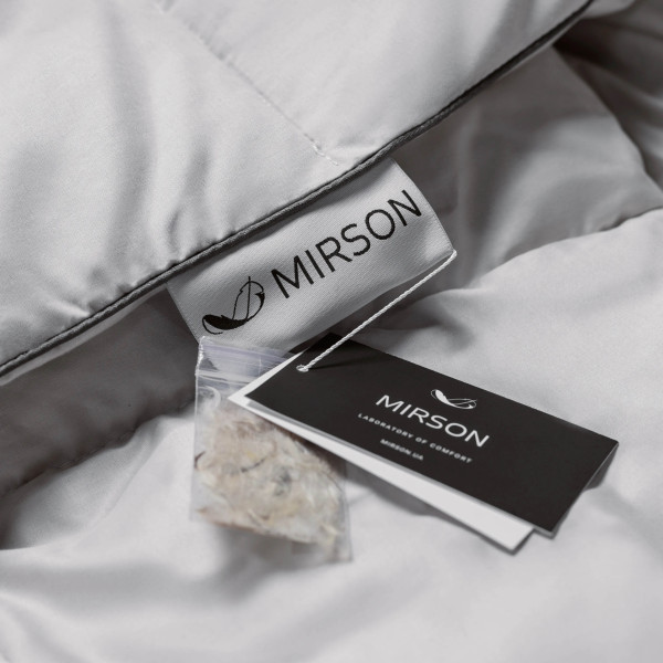 Фото - Подушка стандартная MirSon №1025 Silver Cloud с эвкалиптом средняя 50х70 (2200010363647)