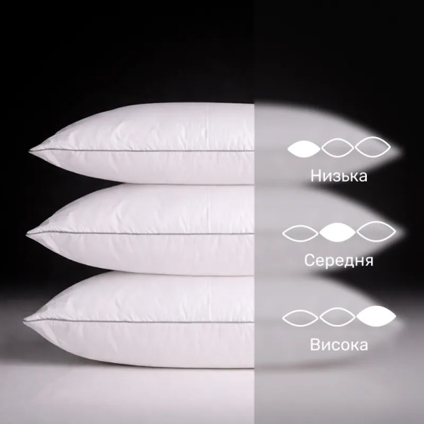 Фото - Подушка стандартна MirSon №1010 Silver Cloud EcoSilk 40х60 см (2200010362589)