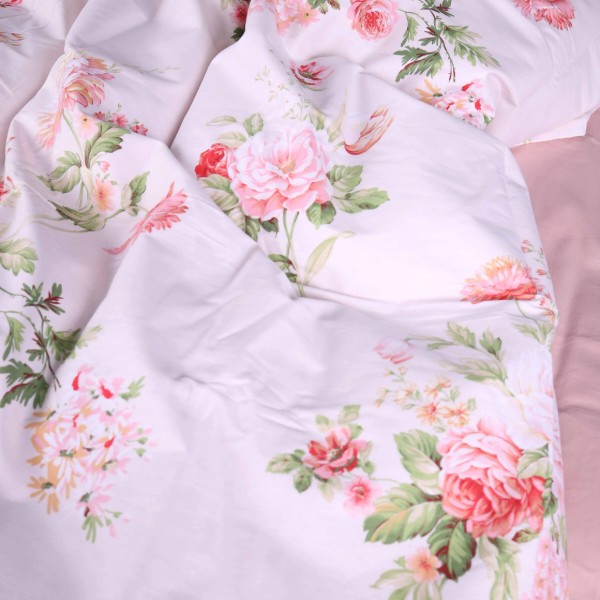 Фото - Комплект постельного белья MirSon Сатин 22-1408 Spring Flower 175х210 (2200011121857)
