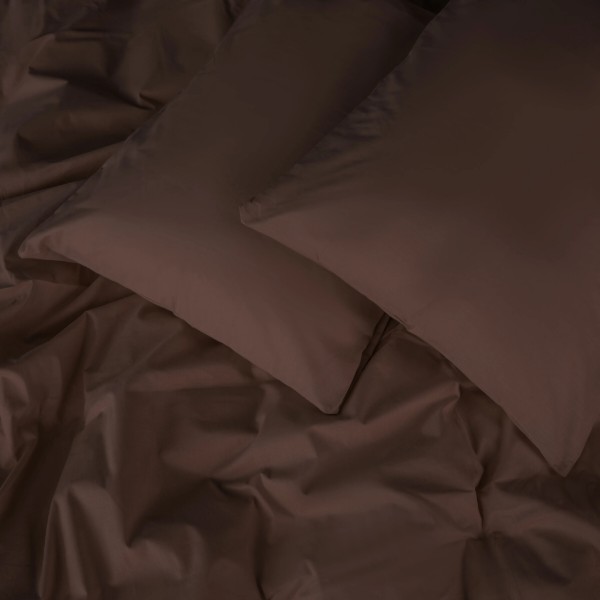 Фото - Комплект постельного белья MirSon King Size Бязь 19-1217 Chocolate perla 220х240 (2200001172012)