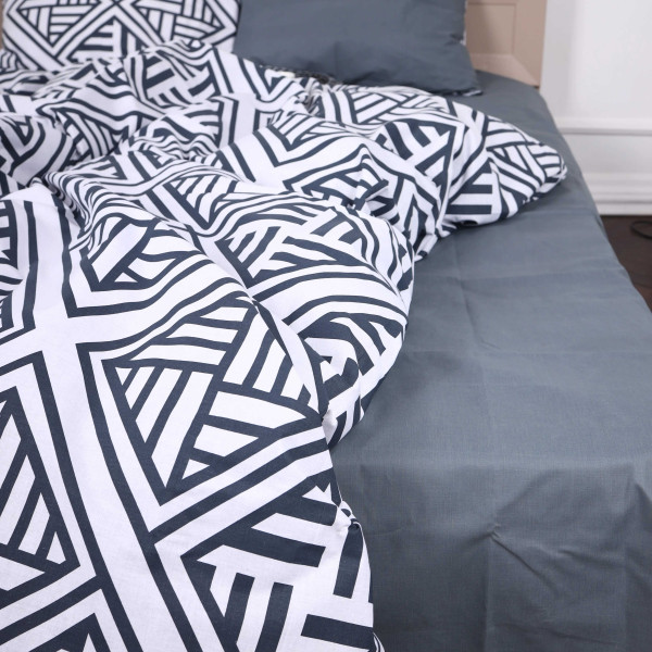 Фото - Комплект постельного белья MirSon Бязь 17-0026 Achiles 200x220 (2200001397019)