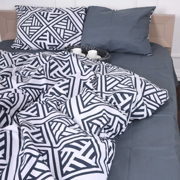 Фото - Комплект постельного белья MirSon Бязь 17-0026 Achiles 200x220 (2200001397019)